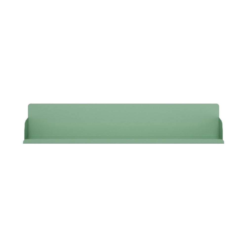 Mensola da parete in metallo 70x15x12cm verde salvia - Pop