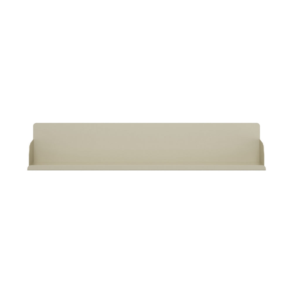 Mensola da muro in metallo 70x15x12cm avorio - Pop
