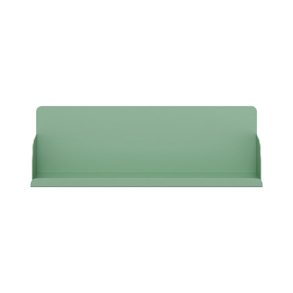 Mensola metallica color salvia da parete design moderno 40x15x12 cm - Pop