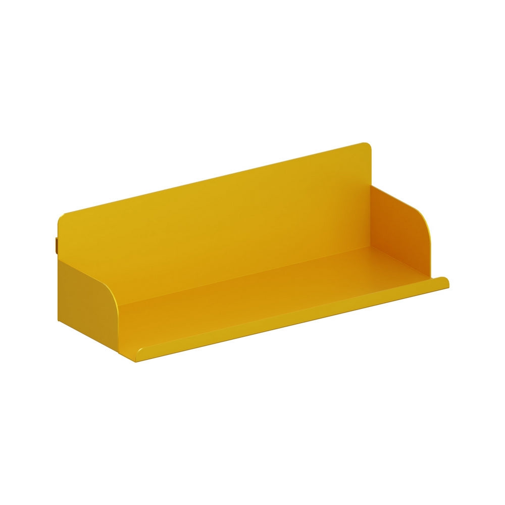 Mensola a muro in acciaio 40x15x12 cm senape - Pop