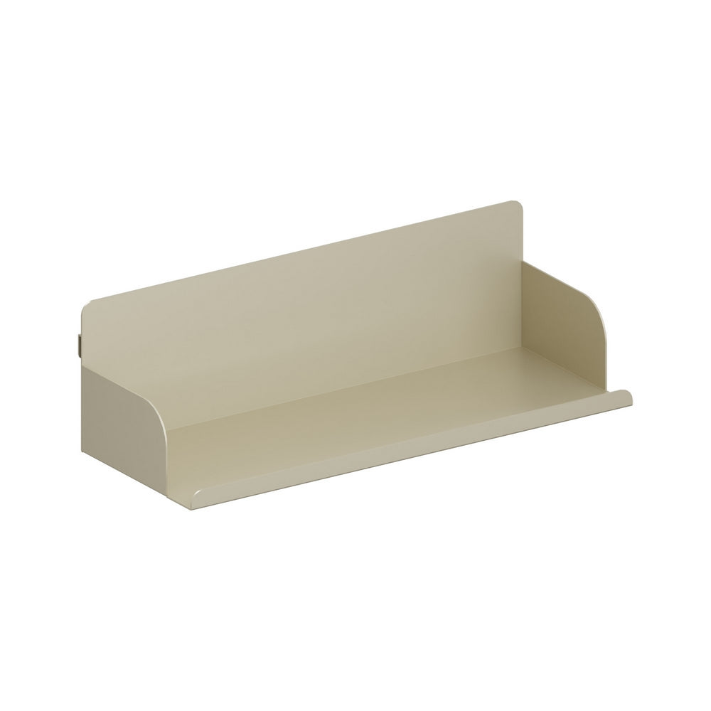 Mensola da muro in acciaio 40x15x12 cm avorio - Pop