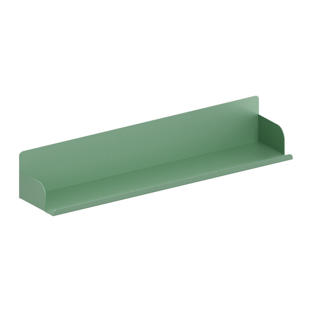 Mensola da parete in metallo 70x15x12cm verde salvia - Pop