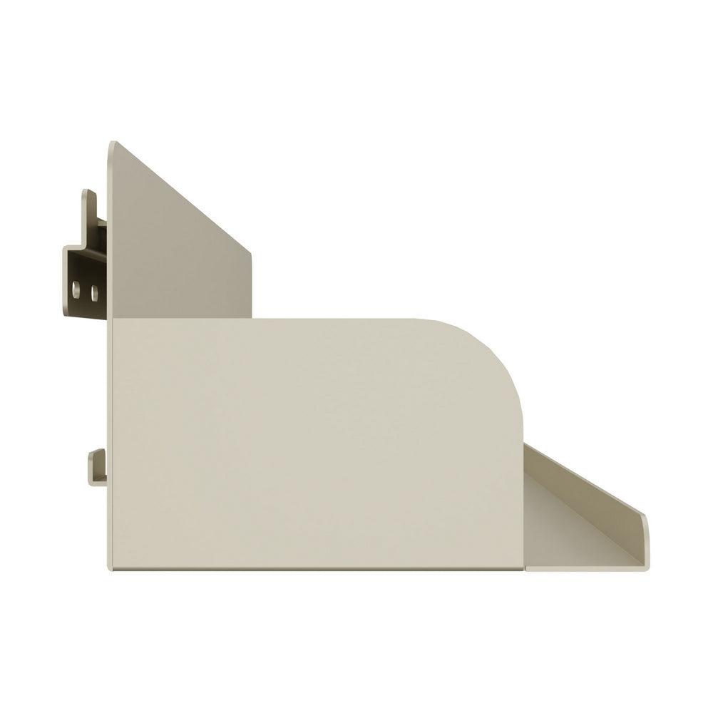Mensola da muro in metallo 70x15x12cm avorio - Pop