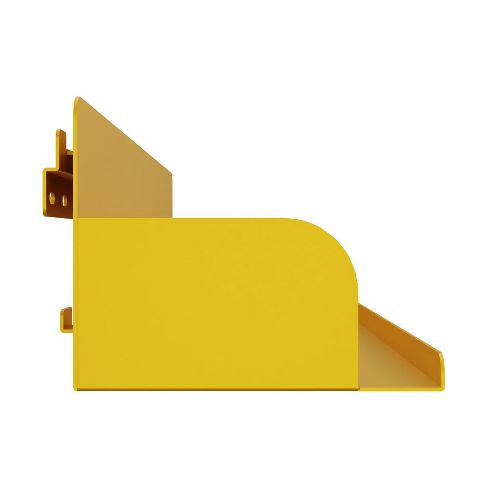 Mensola in metallo da muro 70x15x12cm senape - Pop