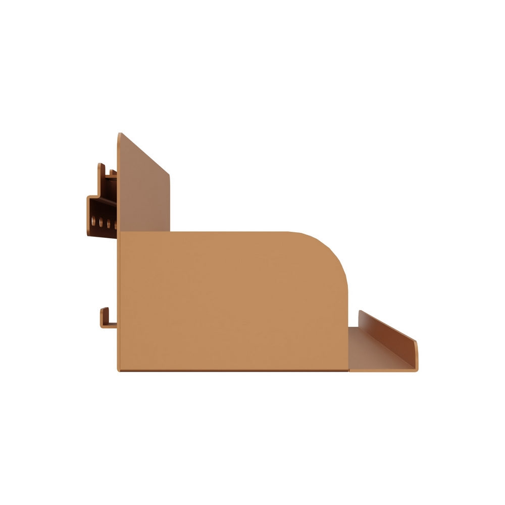 Mensola a muro in acciaio 40x15x12 cm mattone - Pop