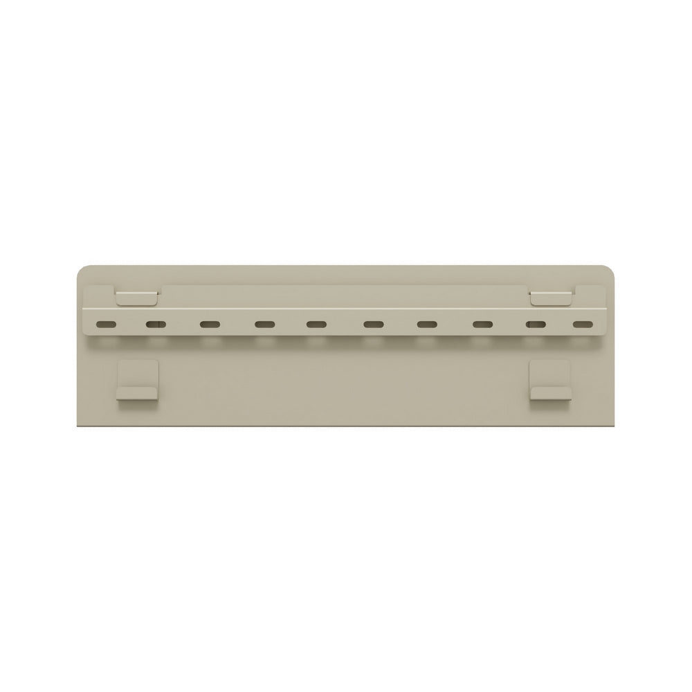 Mensola da muro in acciaio 40x15x12 cm avorio - Pop