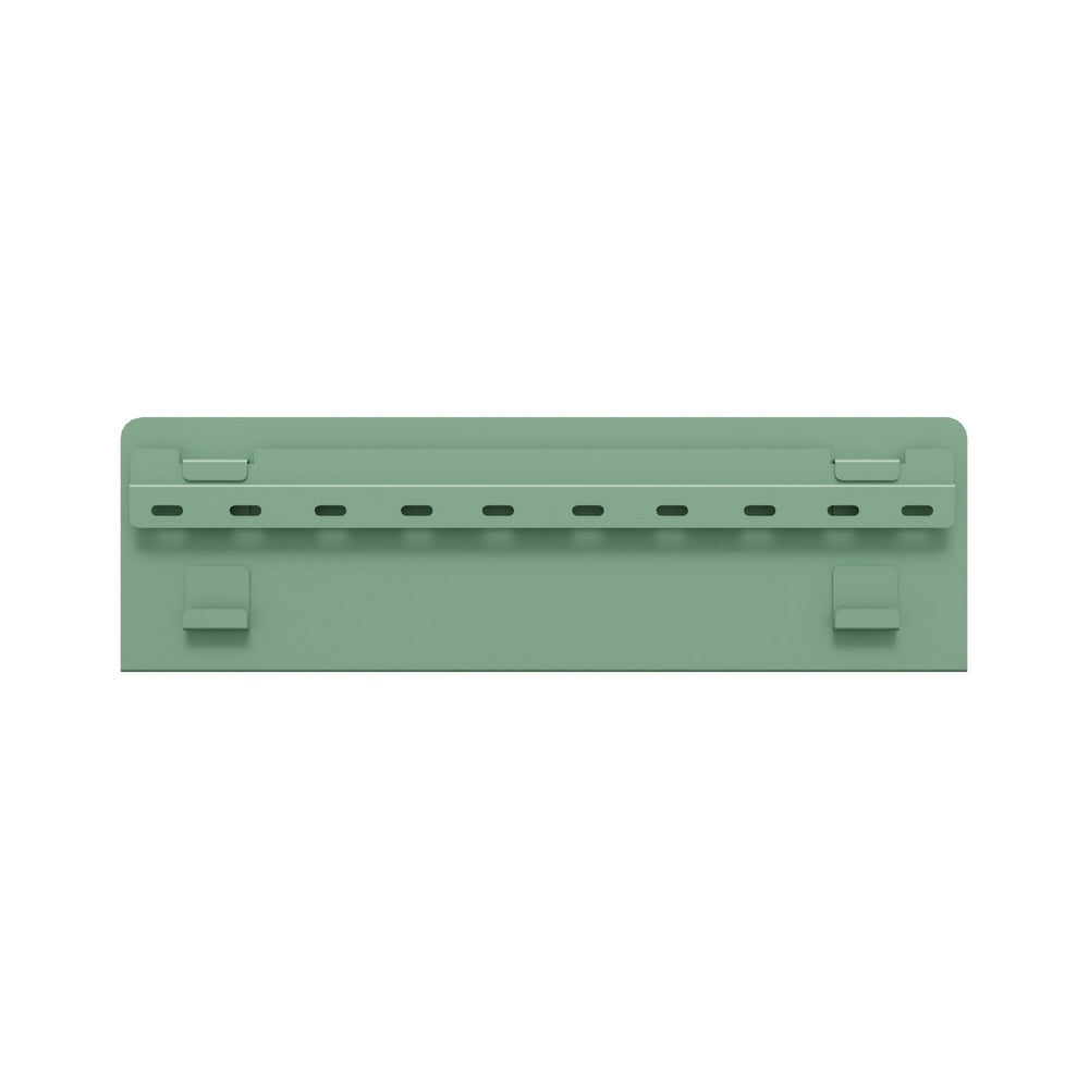 Mensola metallica color salvia da parete design moderno 40x15x12 cm - Pop
