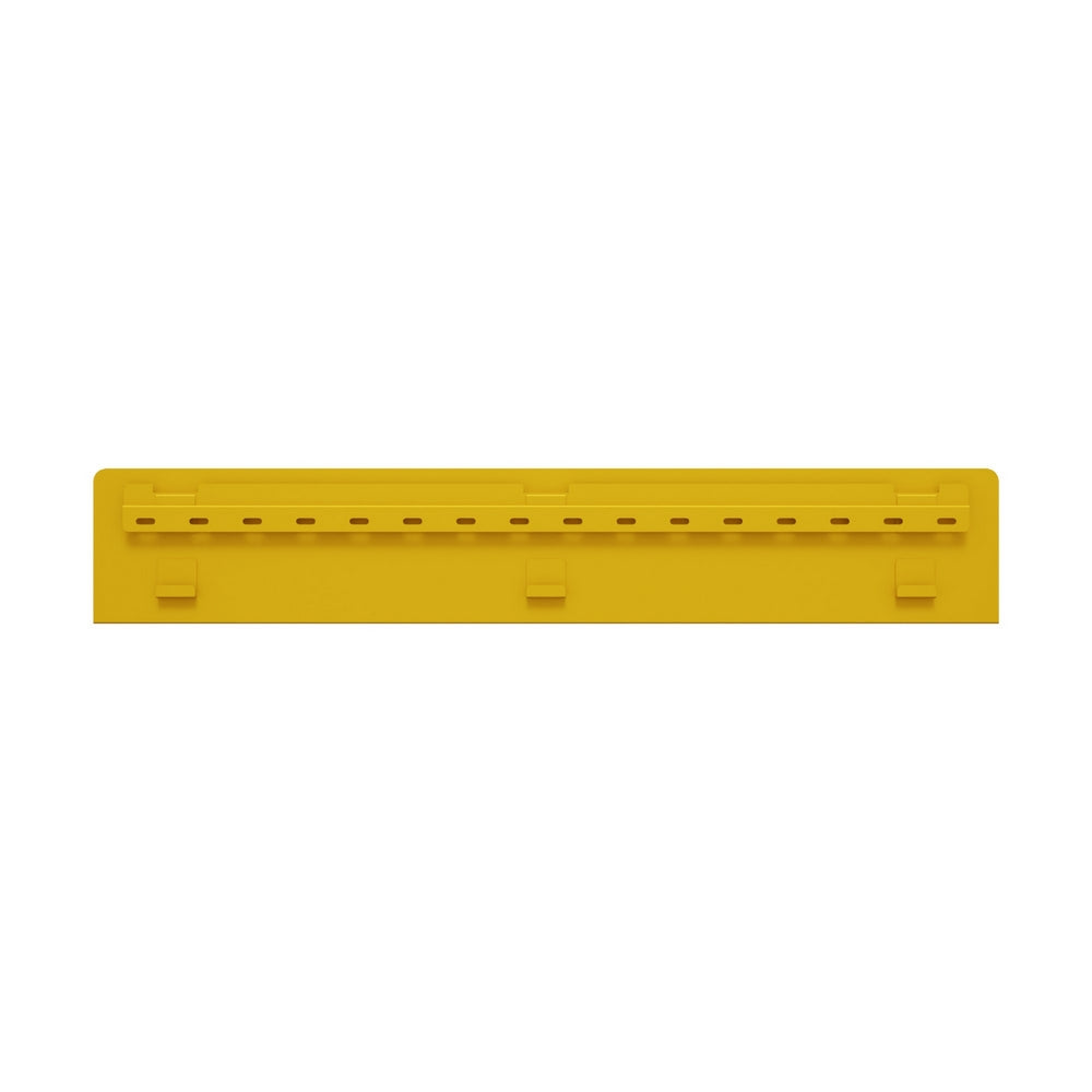 Mensola in metallo da muro 70x15x12cm senape - Pop