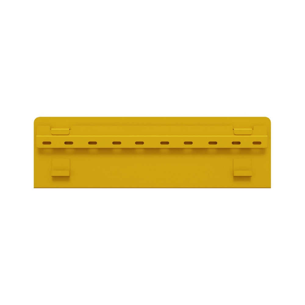Mensola a muro in acciaio 40x15x12 cm senape - Pop
