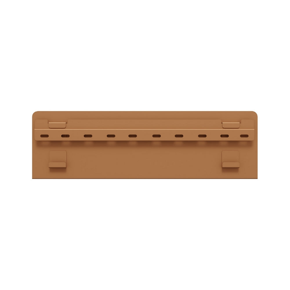 Mensola a muro in acciaio 40x15x12 cm mattone - Pop