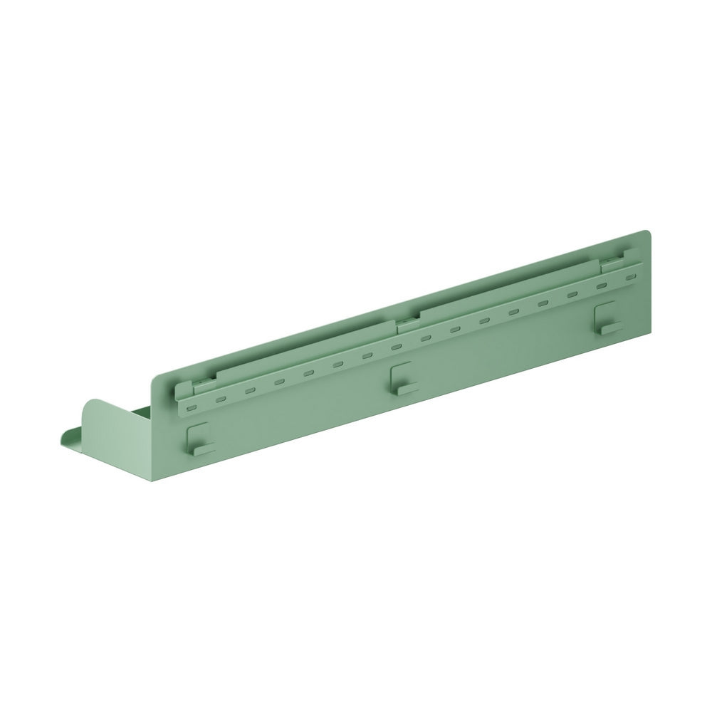 Mensola da parete in metallo 70x15x12cm verde salvia - Pop
