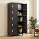 Armadio metallo con 5 ante 38x45x190 colore nero