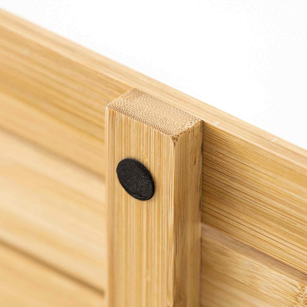 Pedana doccia in legno di bambù 100x50 cm