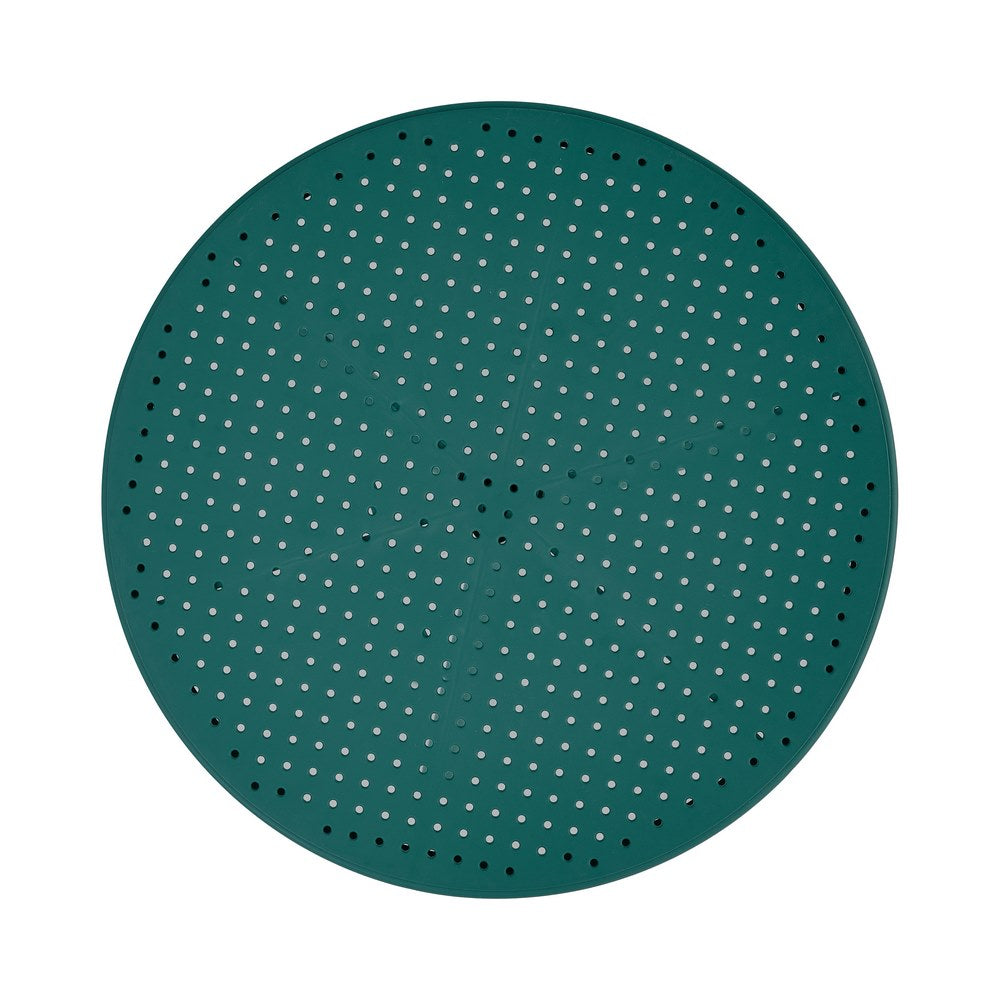 Tavolino basso da esterno in polipropilene 60x60x41cm verde petrolio – Obidos