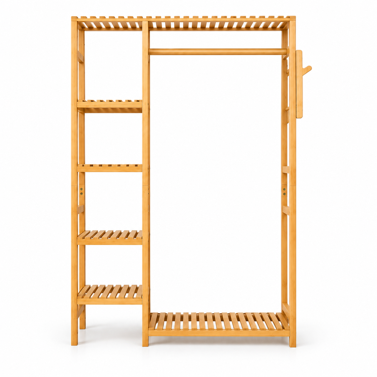 Appendiabiti guardaroba in bambù 90x30x155 cm - Hoi